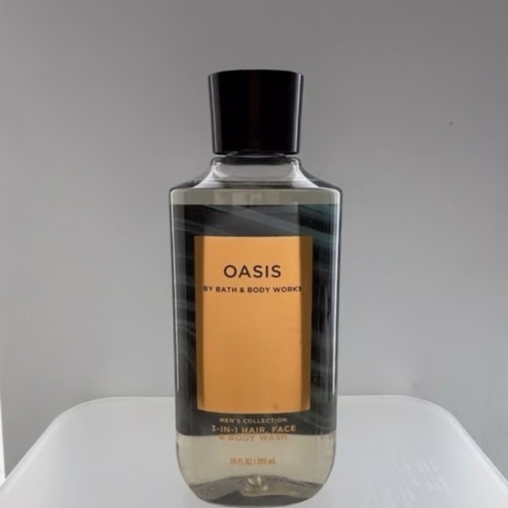 NEW Bath and Body works Men's OASIS 3-IN-1 Hair Face Body Wash shower gel 10oz